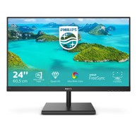PHILIPS Monitor 245E1S/00, E Line, LED, 60,5 cm (23,8"), 2560 x 1440 piksela, 2K Ultra HD LCD, crni